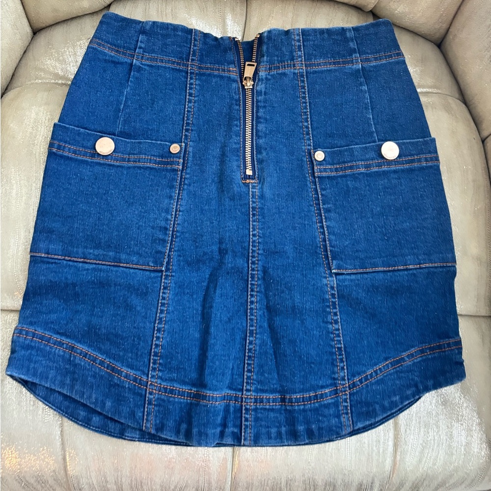 Alice McCall Dark Blue Mini Skirt